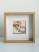 Obraz abstrakcyjny – pastele olejne | oprawiony w ramę z passe-partout