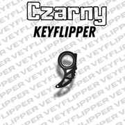 Czarny keyflipper, brelok do kluczy