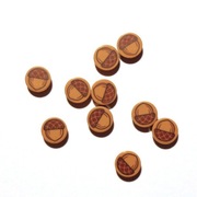 Lego element 1x1 98138pb070 żołądź 10 sztuk 