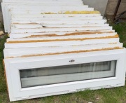 Okna PCV 125 x 43 uchylane 16sztuk