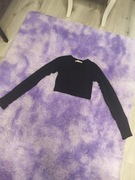 Krótka czarna bluzka 