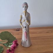 Figurka porcelanowa Dama z parasolem 