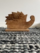 Dekoracja drewniana - jeż