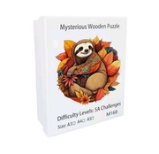 Puzzle drewniane 3D Leniwiec układanka święta prezent ekologiczny 