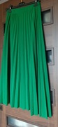 Spódnica plisowana zielona na gumce maxi długa