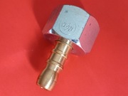 Przyłącze gazowe proste 1/2" na wąż propan-butan