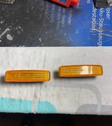 Kierukowskaz BMW E39 żółty oryginał 