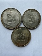 Srebrne monety 200 zł 1974 XXX Lat PRL zestaw 3 szt oryginał