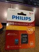 Karta pamięci Philips128 GB UHS-I microSDXC CARD Ultra Pro 130MB/s