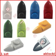 LEGO 49668 PŁYTKA 1x1 ząb czarny limonka srebrny zielony pomarańczowy biały