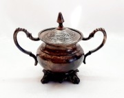 Cukiernica posrebrzana, plater  vintage prl