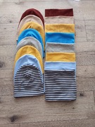 Komplet prążkowany podwójny chłopięcy Karola Handmade 