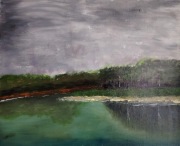 Obraz olejny 50/40 - Tytuł: Przed burzą