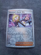 REVERSE HOLO Clemont's Quick Wit 167/191 Karta POKEMON TCG S&V SS