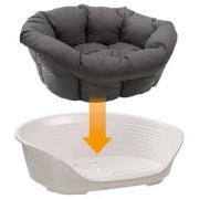 Ferplast Siesta Deluxe 6 antracytowa poduszka do kosza