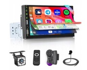 Hikity Radio samochodowe 1-DIN 7″ z Android Auto, Apple CarPlay, Bluetooth