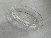 Półmisek kryształowy z rybą vintage kryształ PRL