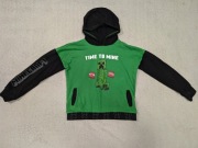 Czarna zielona bluza z kapturem Minecraft Creeper Pep&Co 140 - 146