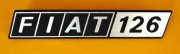 Emblemat znak logo Fiat 126 metalowy