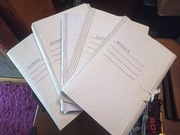 PRL Teczki na dokumenty 5 szt