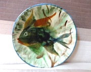 Piękny talerz z rybą