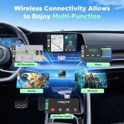 3w1 bezprzewodowy CarPlay Android Auto adapter mirror link USB 