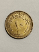 Sprzedam monetę Egipt 10 milimów 1973r.  stan bardzo dobry