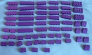 Lego - elementy Old Purple, Light Purple - unikaty!