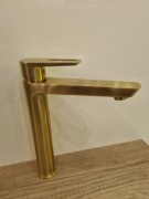 Bateria umywalkowa Celeste Stoke, wysoka, zlota