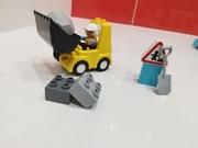 Buldożer budowlany, koparka LEGO Duplo