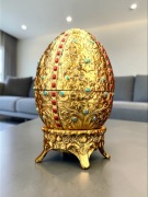Królewskie Jajo Fabergé Elegancka Szkatułka i Dekoracja