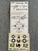 Kalkomania Martin B-26 B Marauder scala 1/72