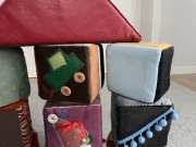 Unikalne ręcznie wykonane klocki giganty