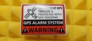 GPS ALARM SYSTEM NAKLEJKA STICKER