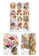 Kalendarz 2026 Złota Flora 13x18 cm