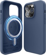 Magnetyczne silikonowe etui iPhone 14 Pro (6,1”) Jean Indigo