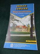 Okolice Lublina  mapa turystyczna 
