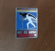 Przypinka kolekcjonerska Reit im Winkl '74 Niemcy skoki narciarskie 