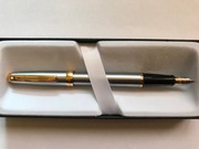Pióro wieczne "F" SHEAFFER Prelude 340 chromowany mat GT złoto