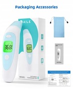 TERMOMETR BEZDOTYKOWY AILE NA PODCZERWIEŃ bezdotykowy