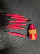 7 w 1 zestaw śrubokrętów elektryka 12 końcówek + rączka