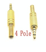 Wtyk typu Jack 3,5mm, 4 polowy