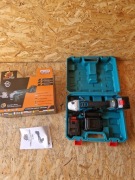 SZLIFIERKA KĄTOWA AKUMULATOROWA Z REGULACJĄ OBROTÓW 24V 5AH 125MM