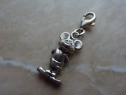 HIT! Charms Myszka Miki zawieszka srebro 925 oxydowane 