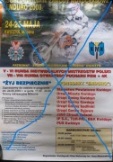 Kwidzyn-Ogólnopolskie Zawody Motocyklowe.ENDURO 2003 rok.Duży plakat 