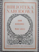Wybór poezyj Adam Mickiewicz 