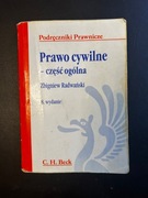 Prawo cywilne - część ogólna Radwański wyd. 8