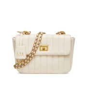 Torebka listonoszka skóra ekologiczna LTL ecru