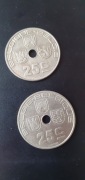Belgia 25 centymów 1938 rok ( E,Q )