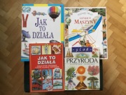 Jak to działa - oraz 3 inne książki dla ciekawych świata dzieci.